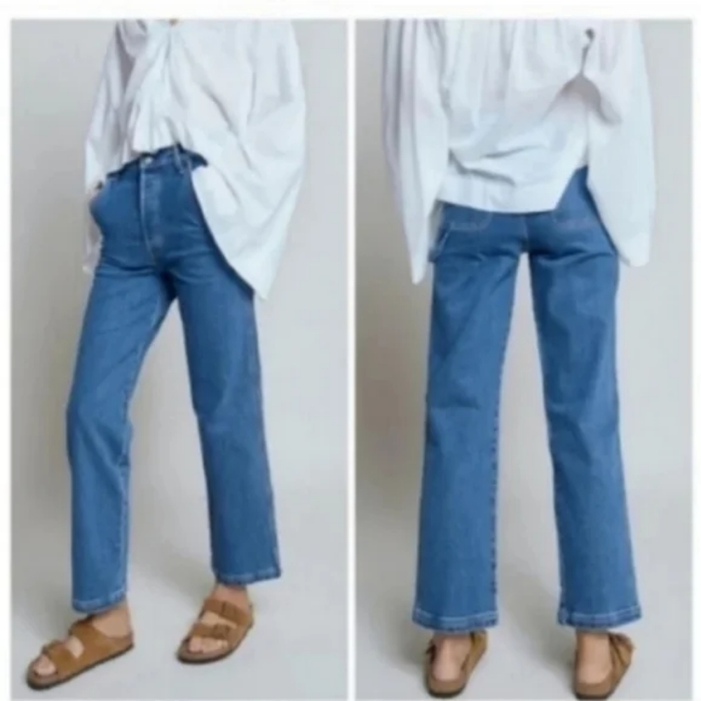 Levi's Ribcage Ankle Utility Straight Leg Carpenter Pants Jeans - Picture 5 of 8